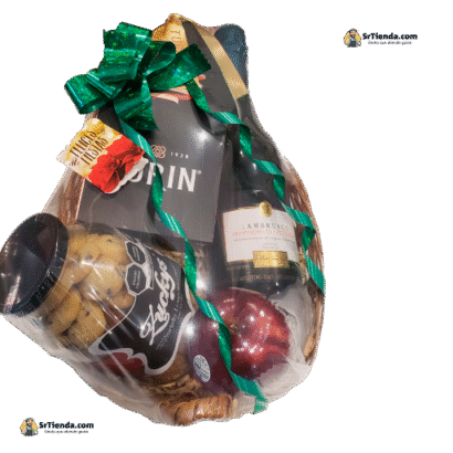 Canasto para clientes básico con Lambrusco