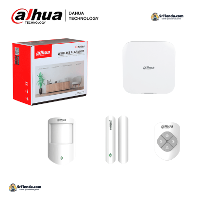 Kit de alarma inalámbrico básico para hogar o negocios